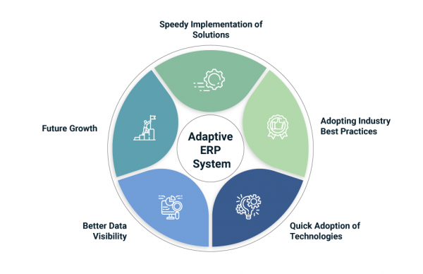 Reasons for choosing adaptive erp - infographic